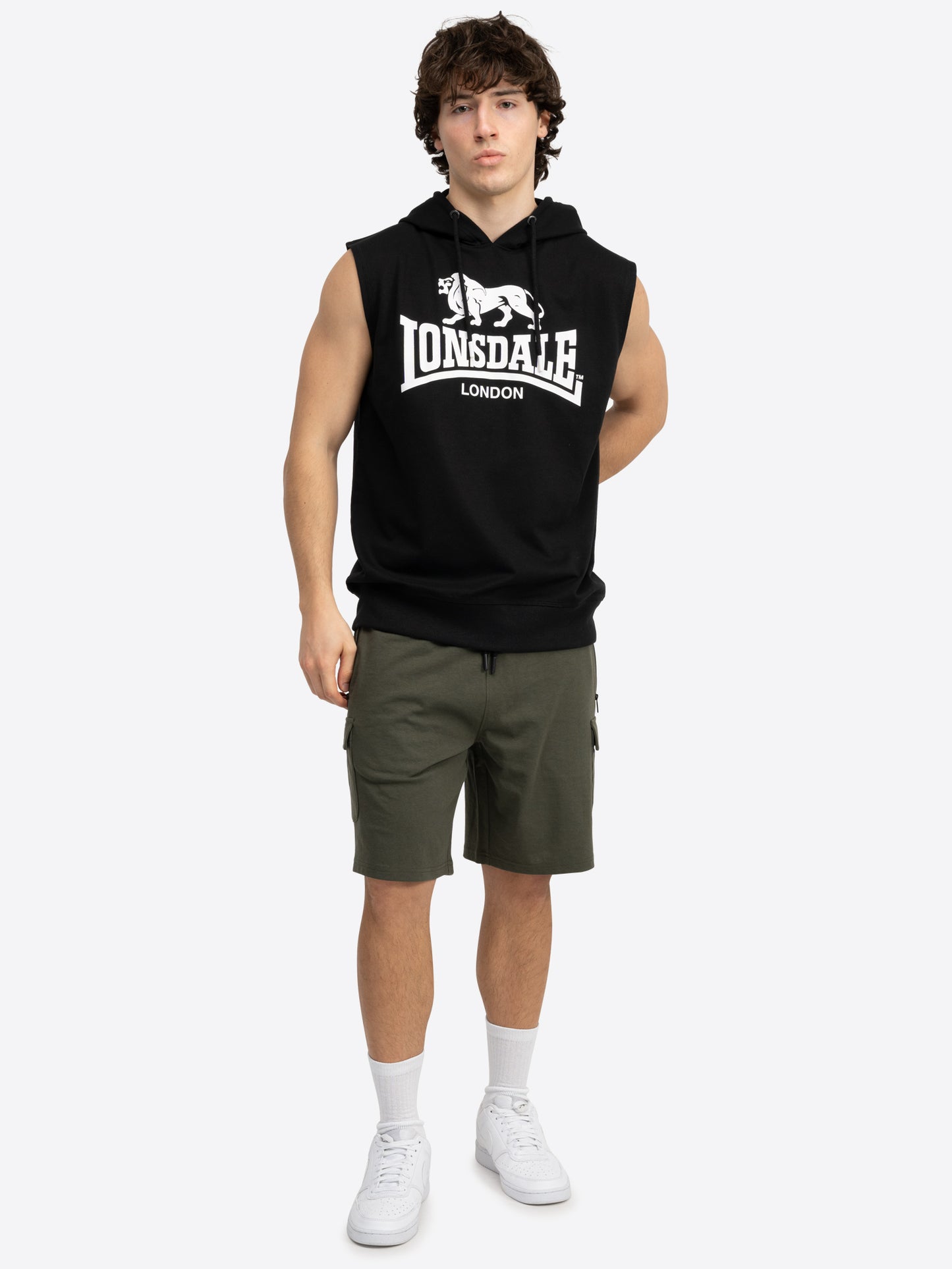Lonsdale 117682 Totton Shorts Olive