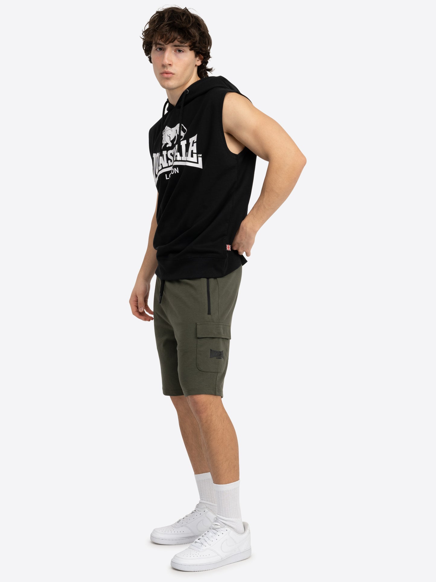 Lonsdale 117682 Totton Shorts Olive