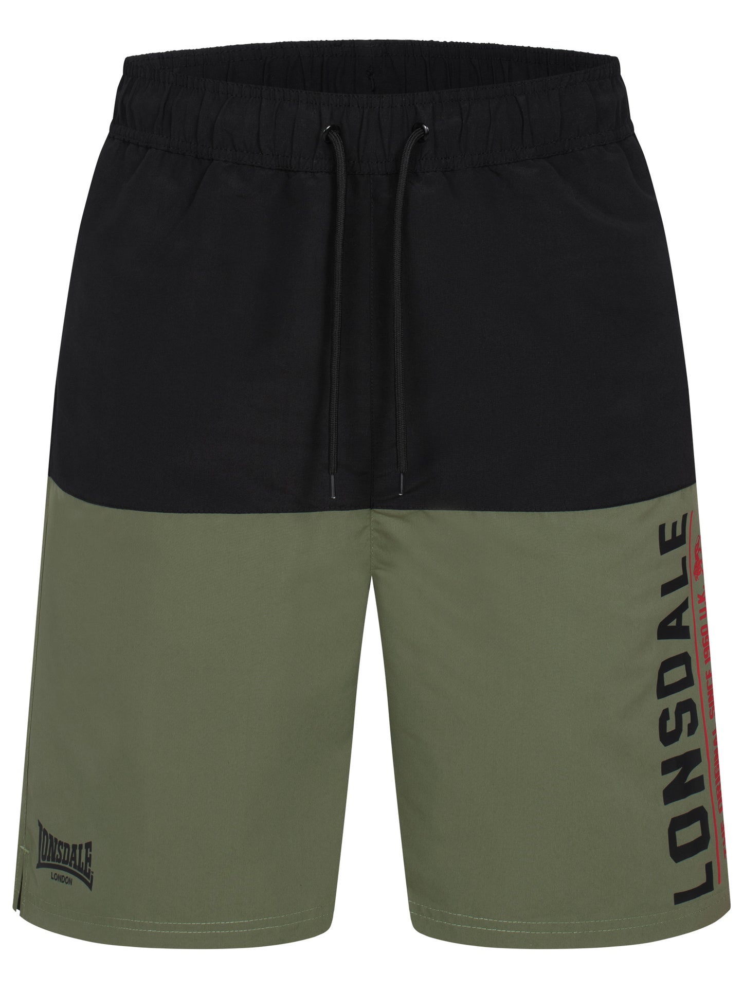 Lonsdale 117688 Hayling Boardshorts Olive/Schwarz