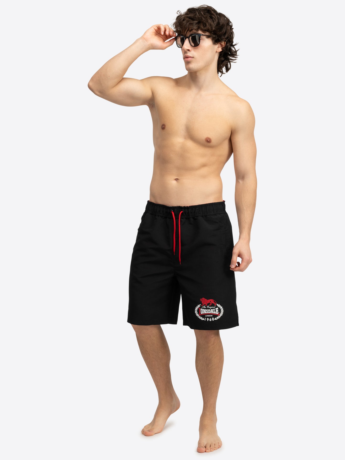 Lonsdale 117690 Ventnor Boardshorts Schwarz
