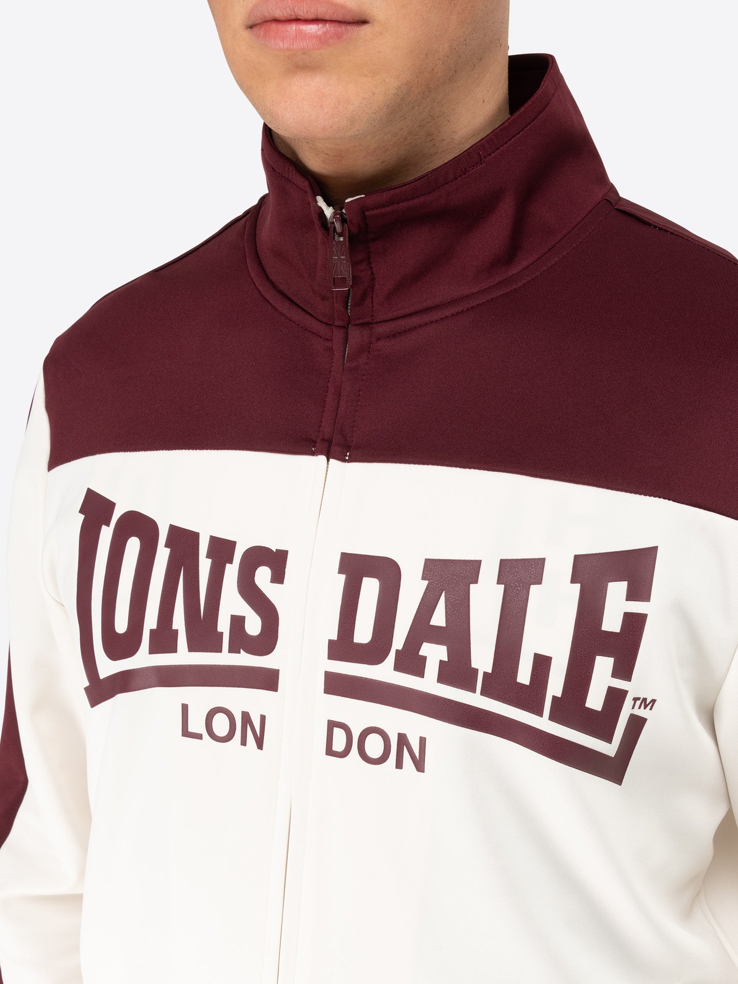 Lonsdale 117715 Holmbury Jogginganzug Oxblood/Ecru