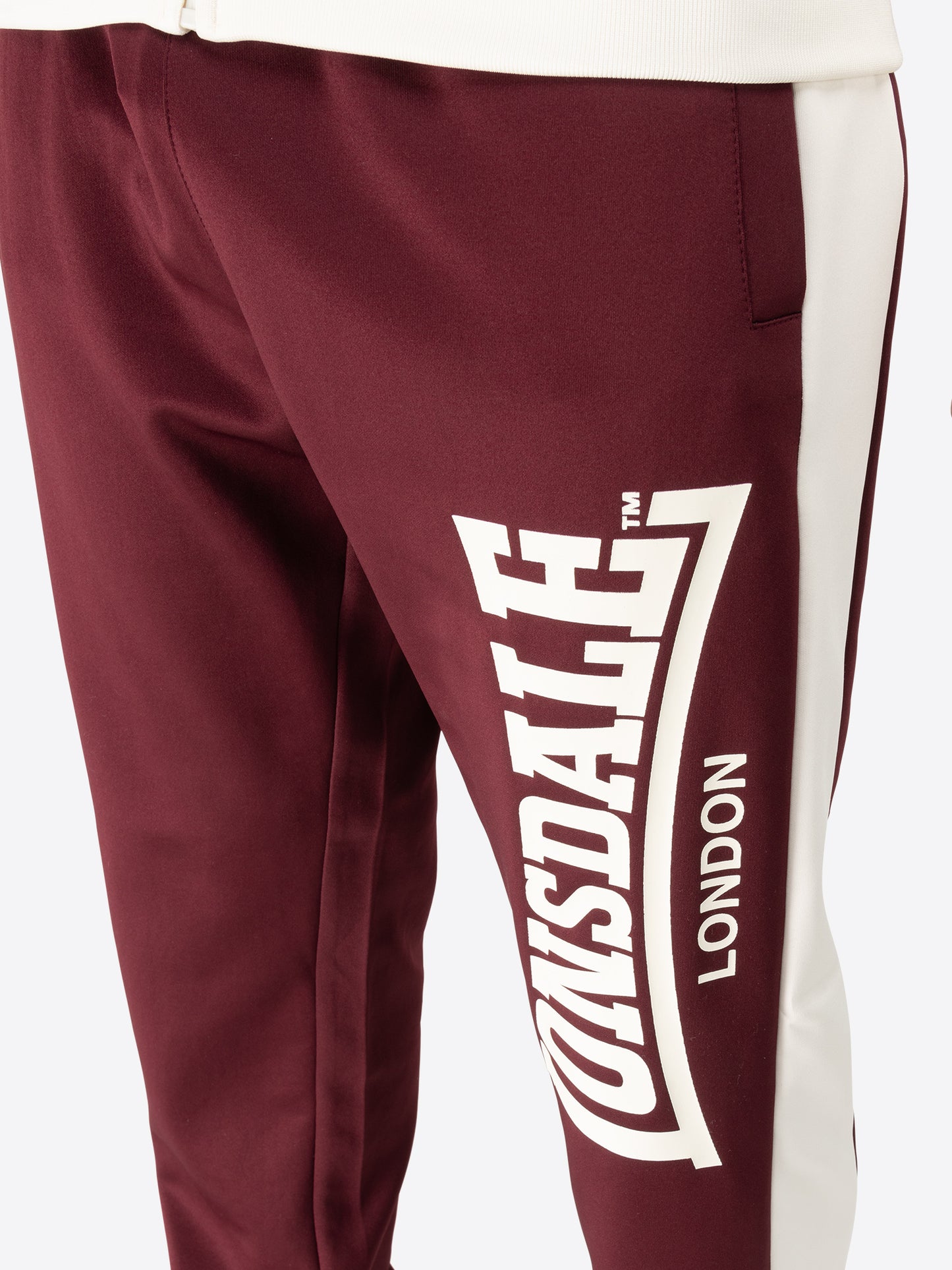 Lonsdale 117715 Holmbury Jogginganzug Oxblood/Ecru