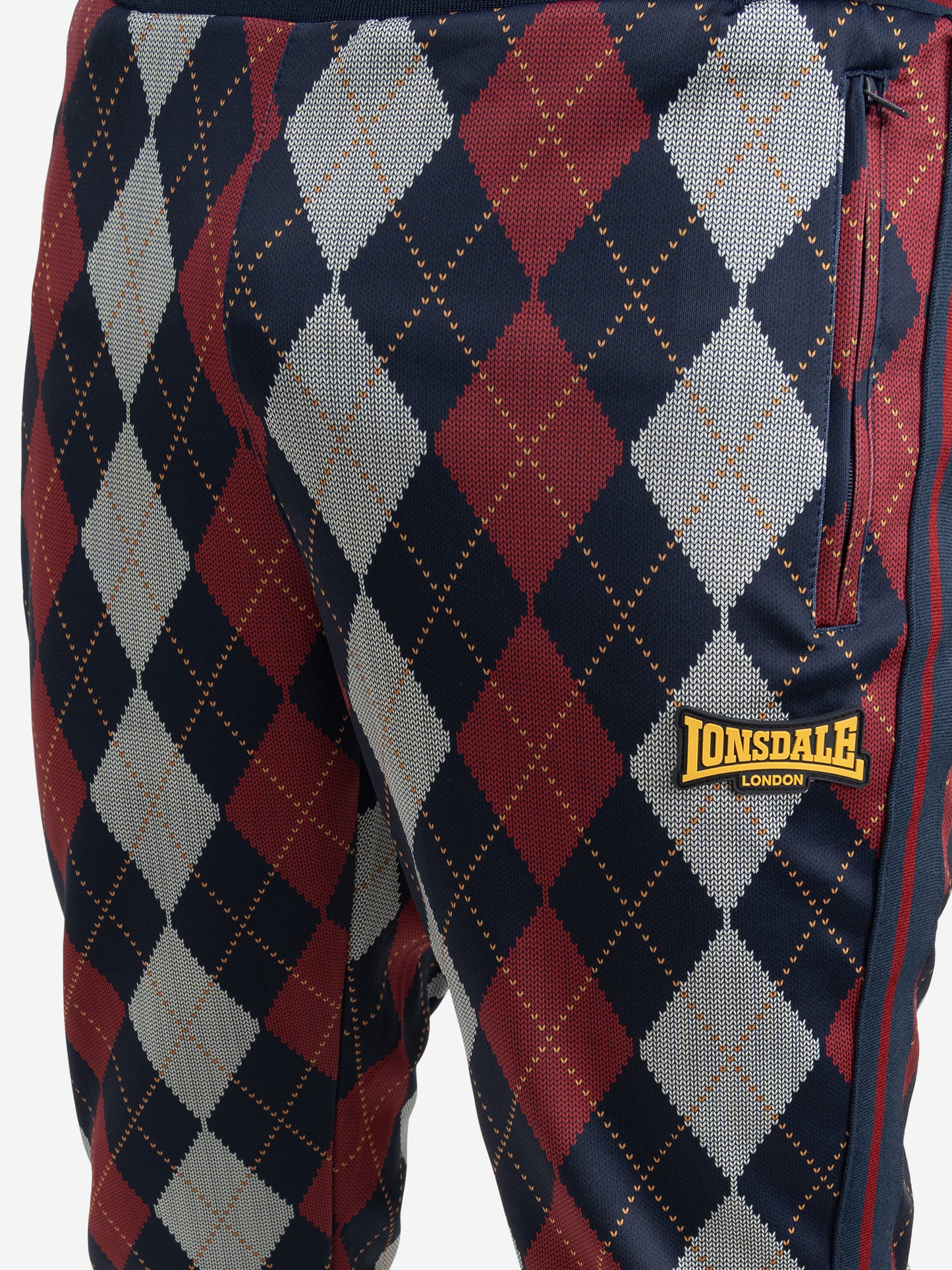 Lonsdale 117732 Enfield Jogginganzug Rot/Navy/Ecru