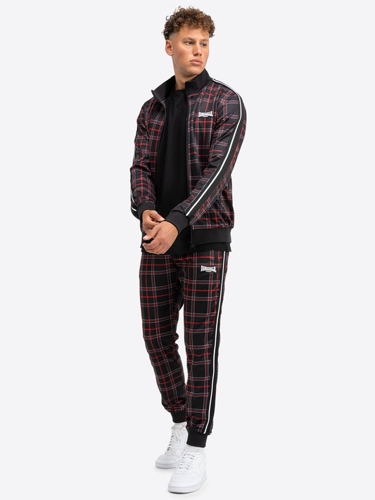 Lonsdale 117735 Welwyn Jogginganzug Schwarz/Rot/Weiss