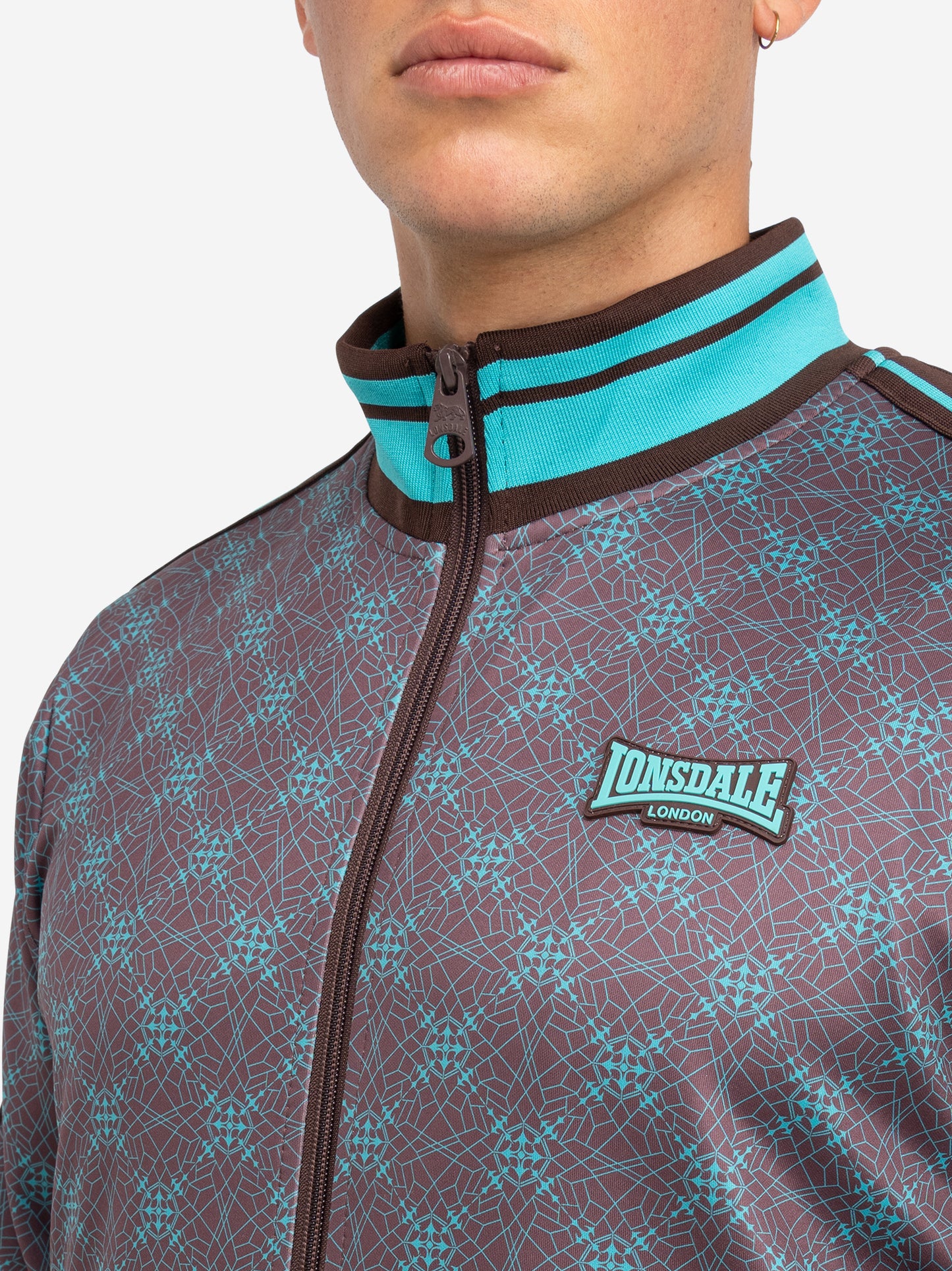 Lonsdale 117738 Before 8 Jogginganzug Braun/ Turquoise