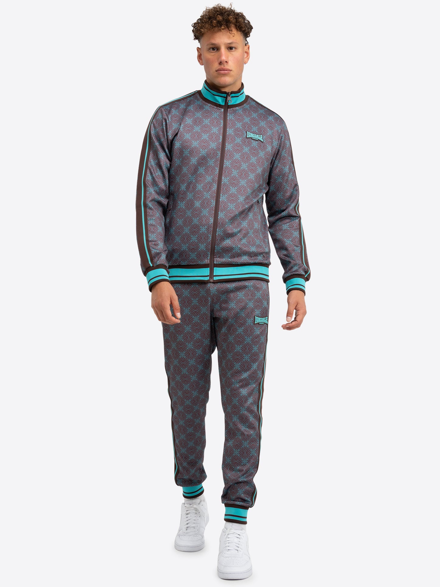 Lonsdale 117738 Before 8 Jogginganzug Braun/ Turquoise