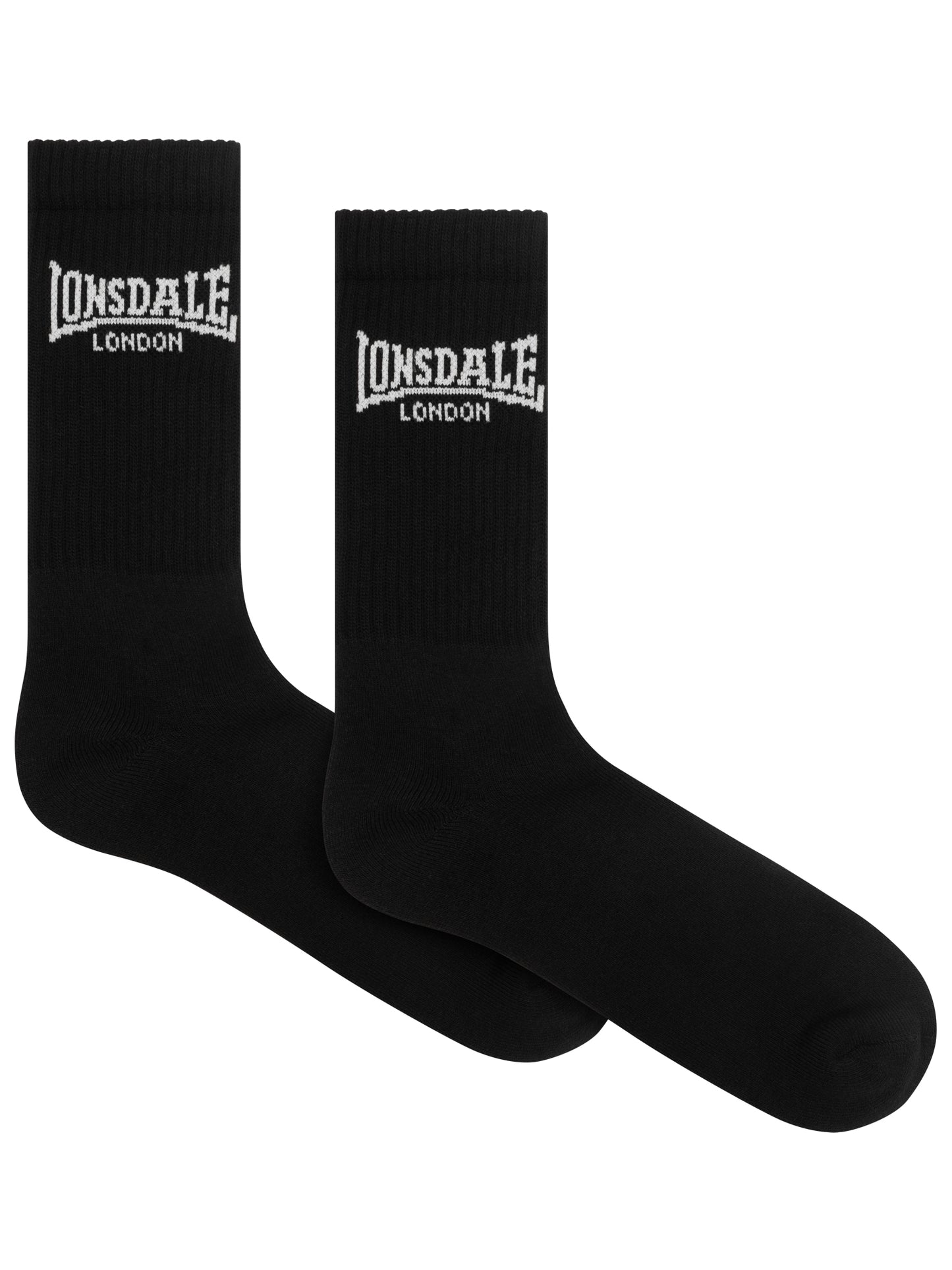 Lonsdale 117750 Gilbert Socken 6er Pack Schwarz/Weiss