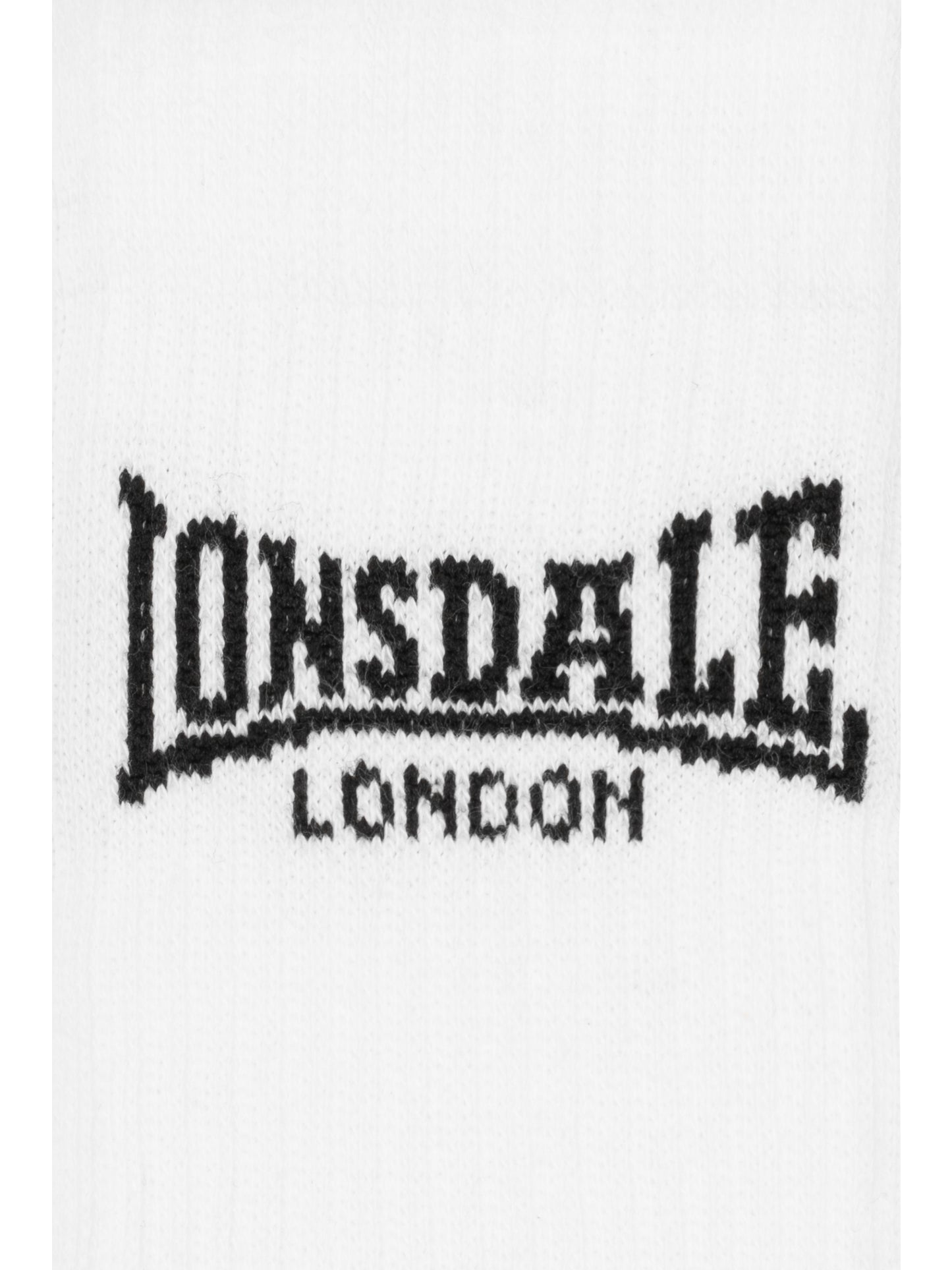 Lonsdale 117750 Gilbert Socken Weiss/Schwarz