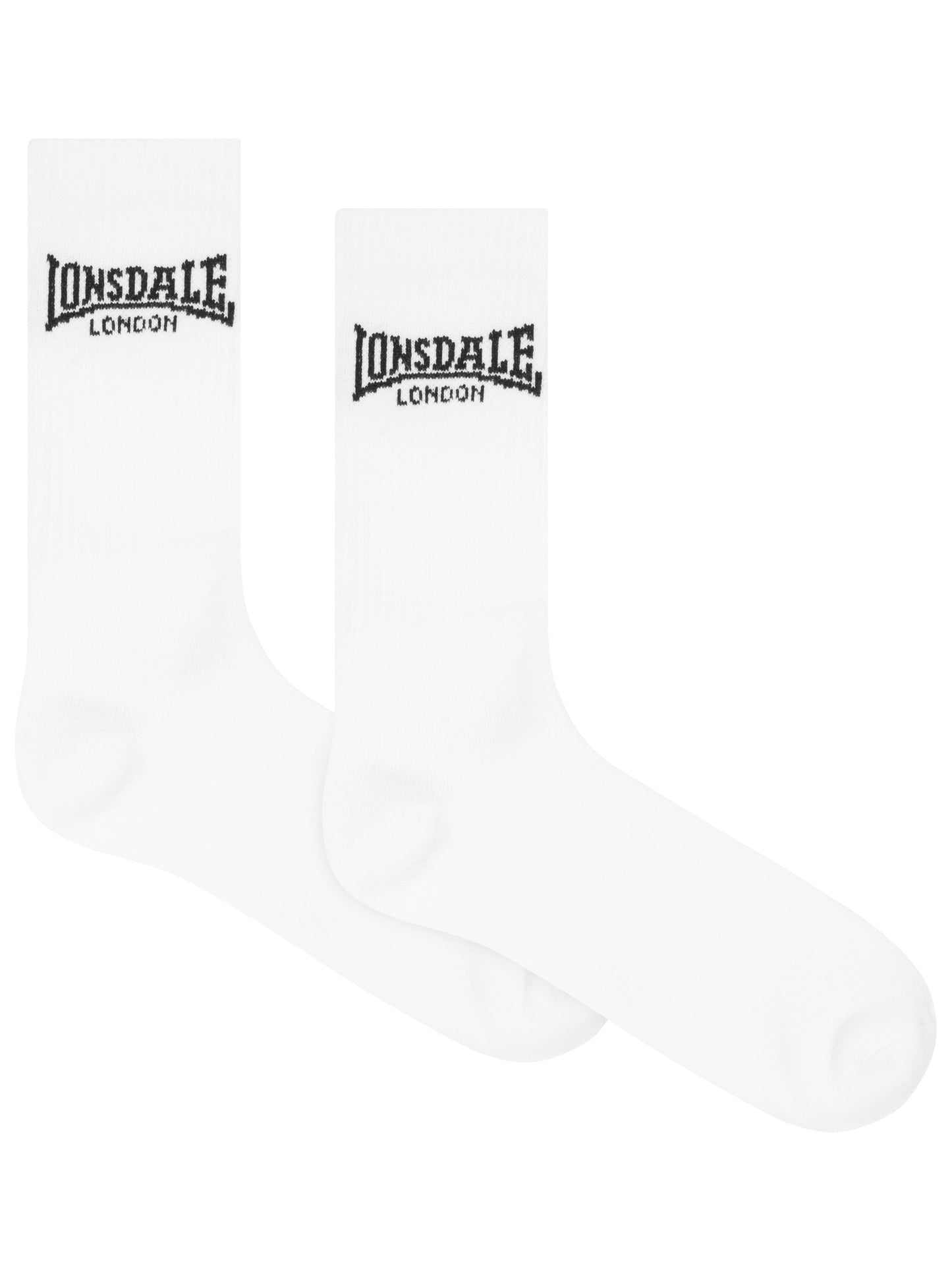 Lonsdale 117750 Gilbert Socken Weiss/Schwarz