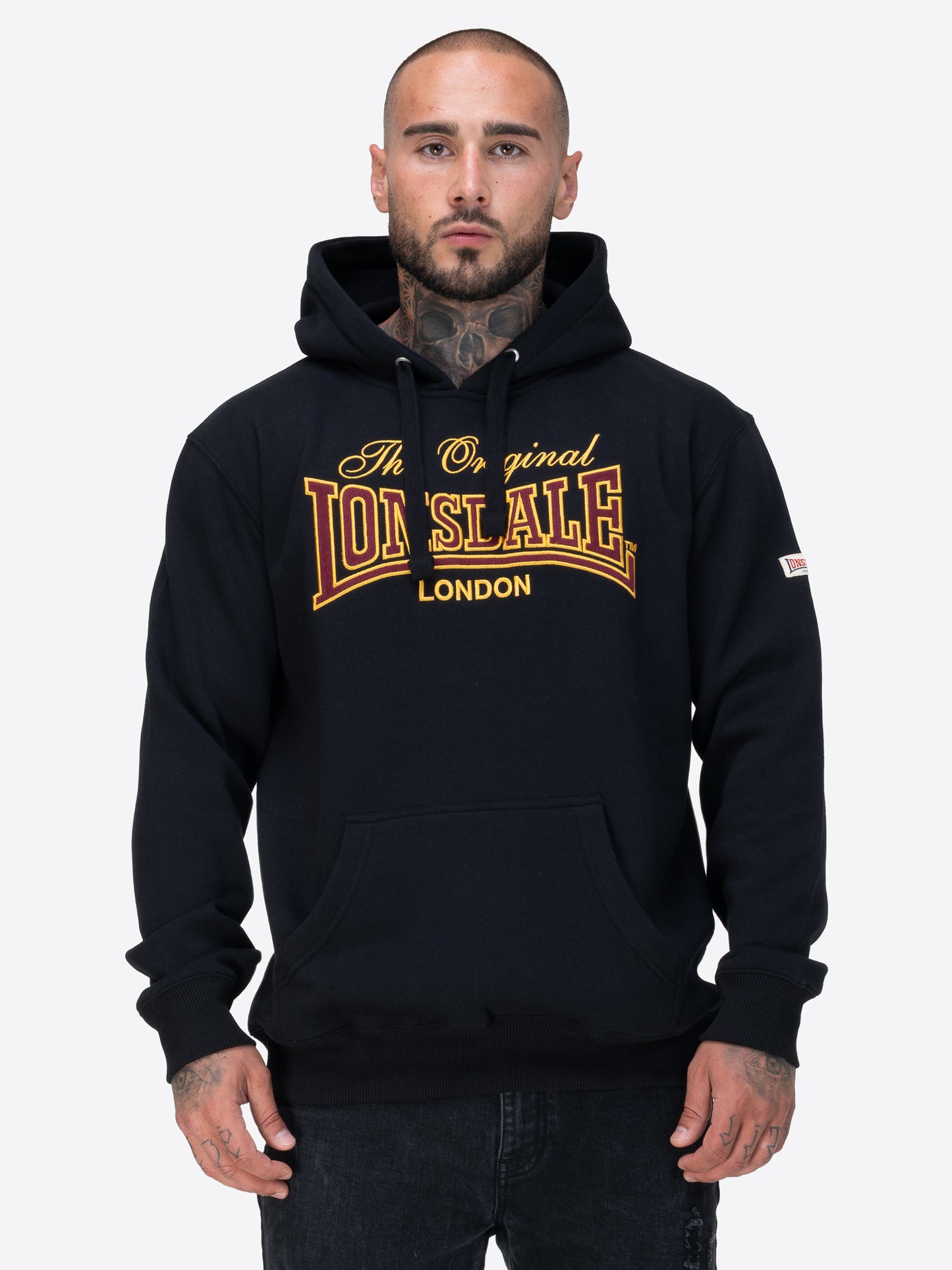 Lonsdale 117771 Prestolee Hoodie Schwarz