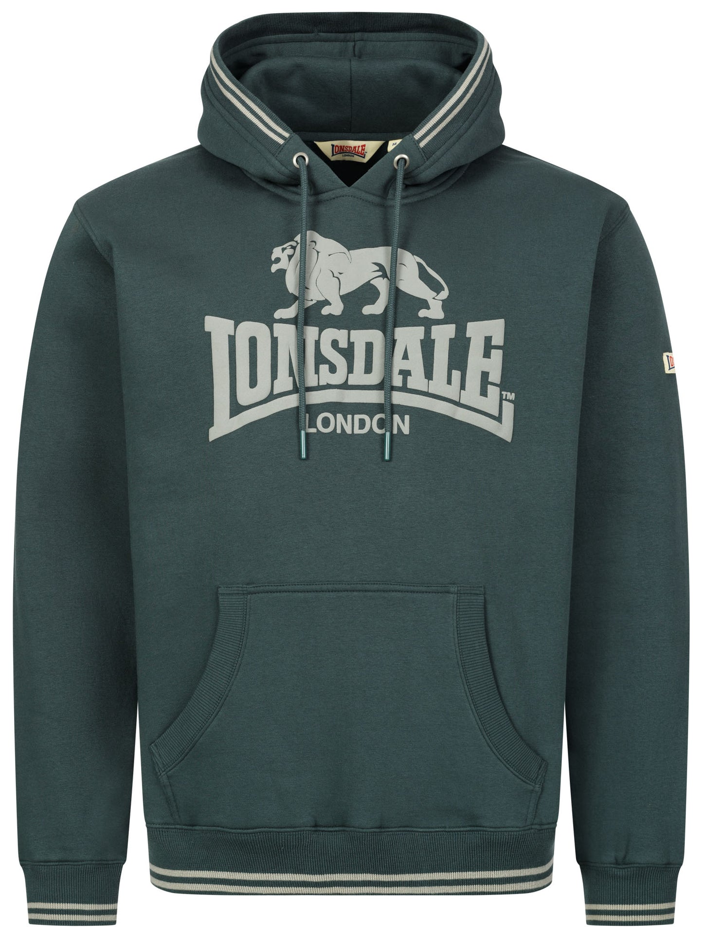 Lonsdale 117773 Outwood Hoodie Grün