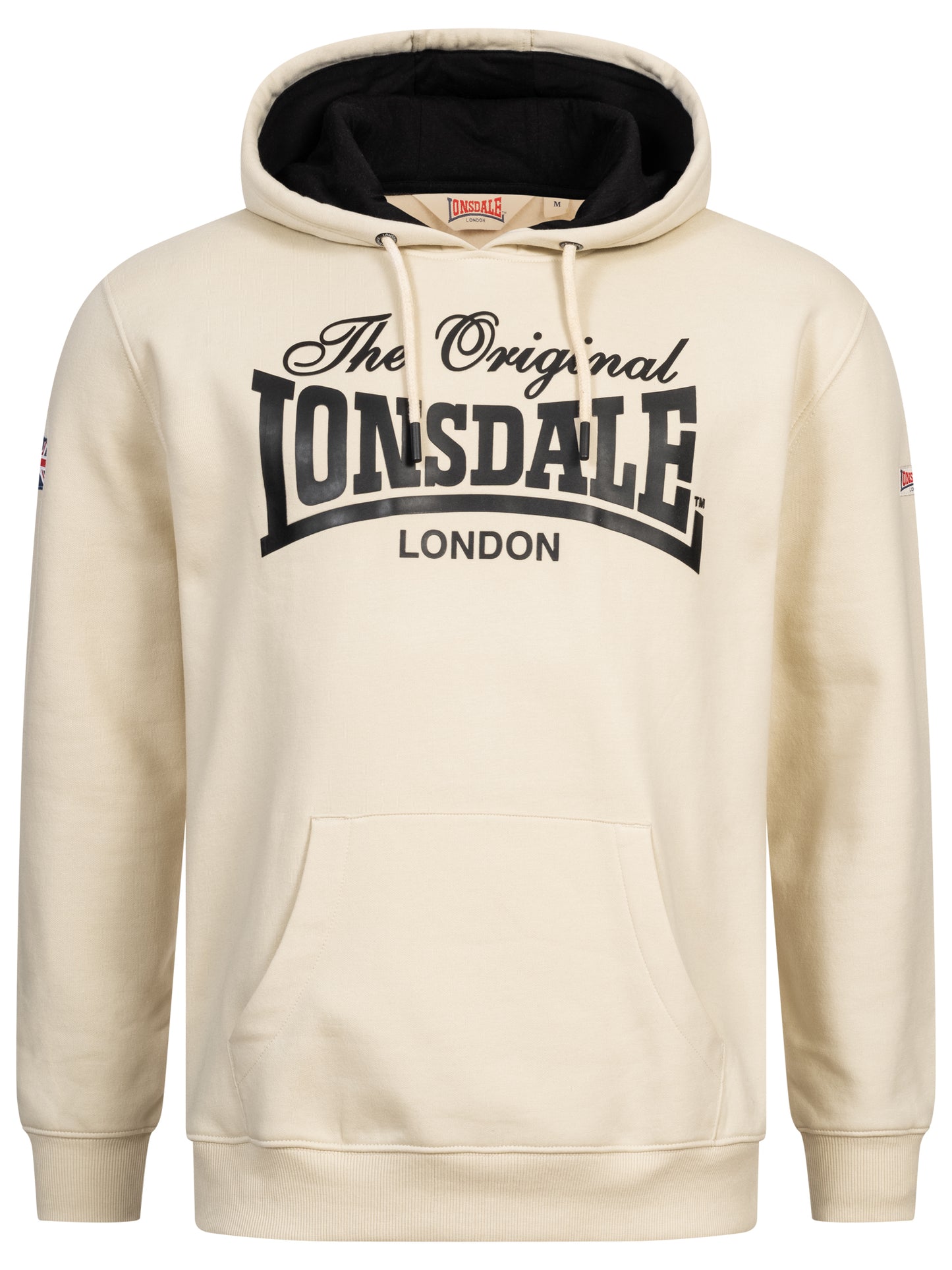 Lonsdale Hoodie mit 3D-Logo, Fronttasche und Logo-Details auf den Ärmeln