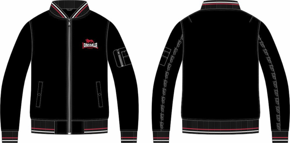 Lonsdale 117785 Carey Jacke Schwarz