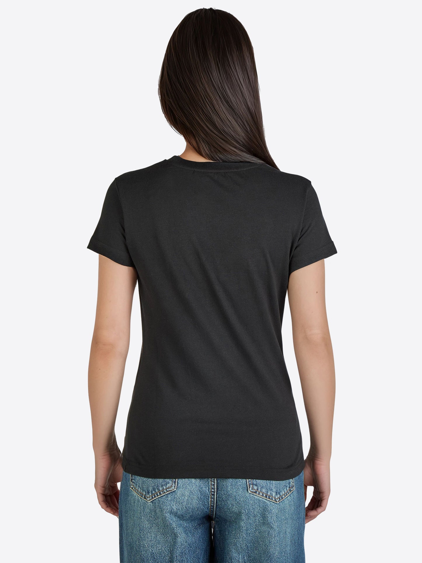 Lonsdale London 117814 Ladies Doppelpack Nash T-Shirt Schwarz/Weiss