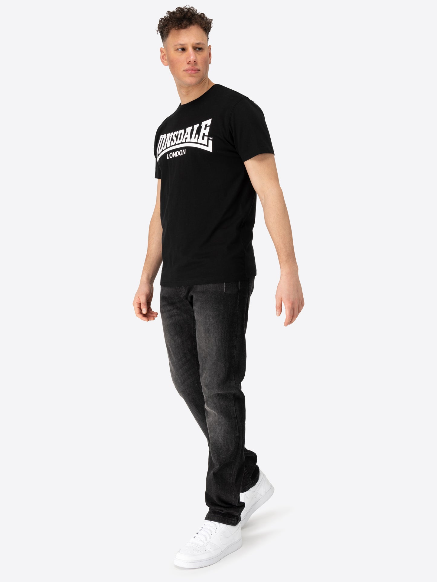 Lonsdale 117821 Fulwood T-Shirt - Schwarz