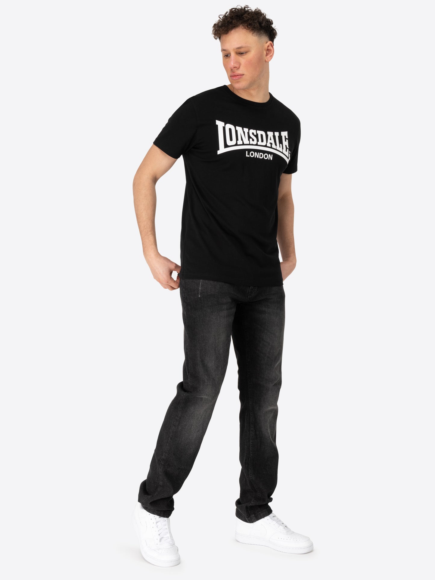 Lonsdale 117821 Fulwood T-Shirt - Schwarz