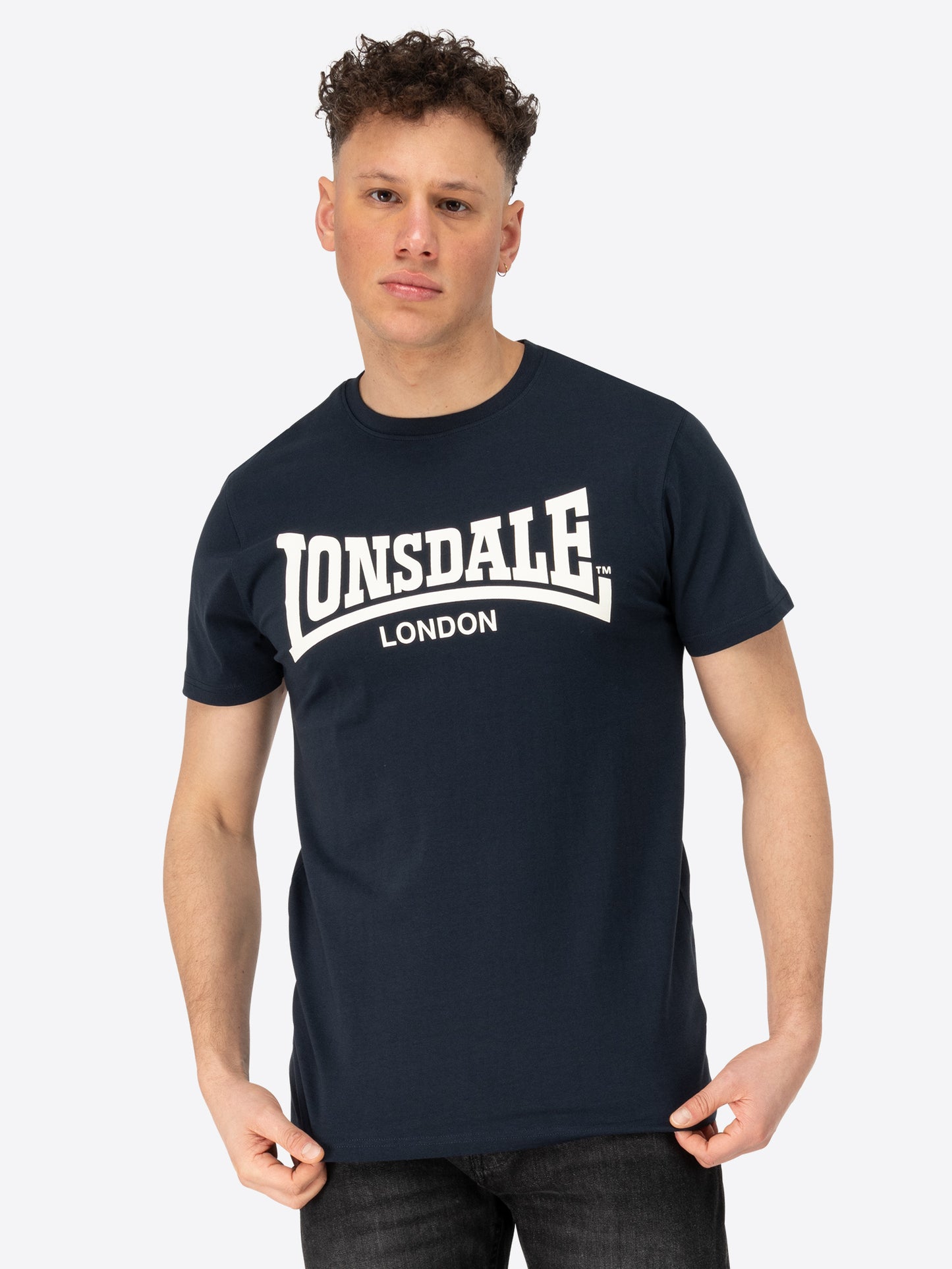 Lonsdale 117821 Fulwood T-Shirt - Dark Navy