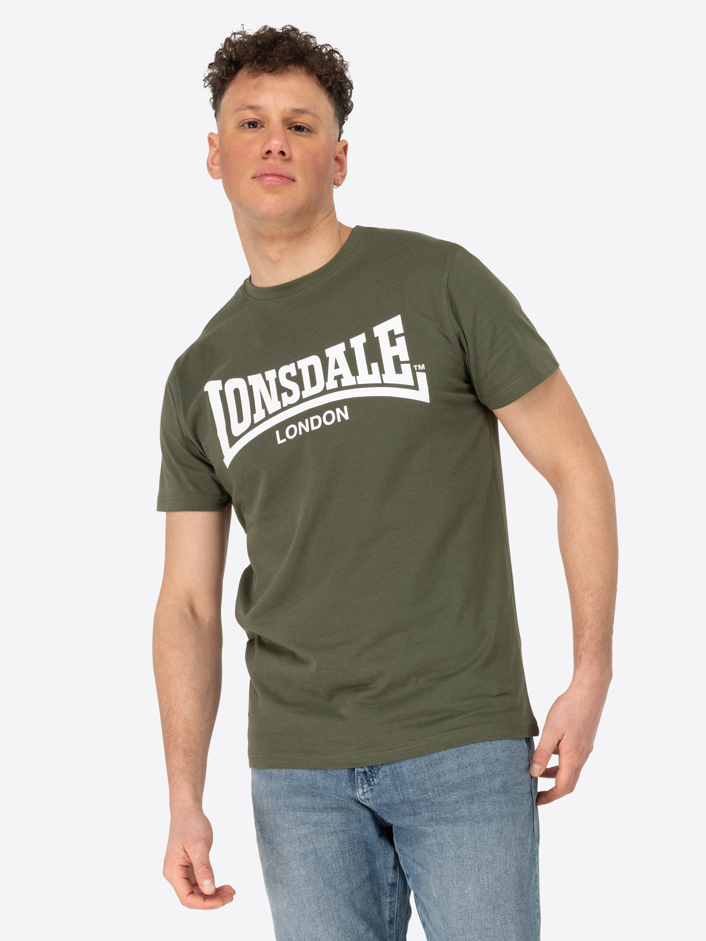 Lonsdale 117821 Fulwood T-Shirt - Olive