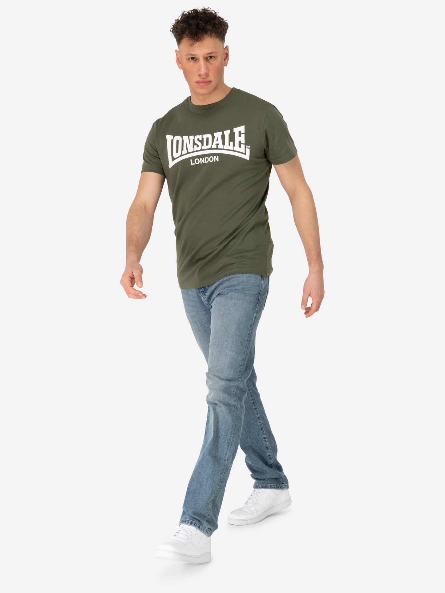 Lonsdale 117821 Fulwood T-Shirt - Olive