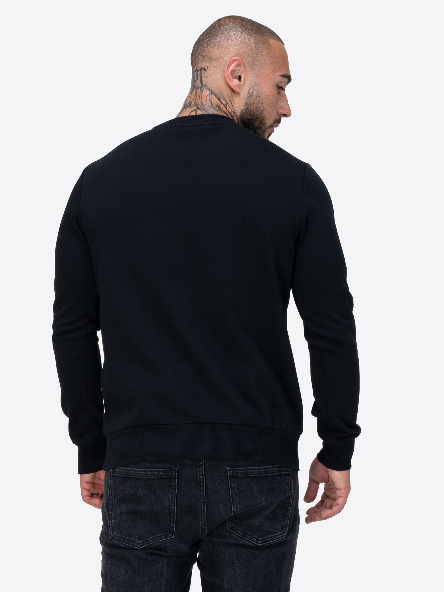 Lonsdale 117846 Crewneck Classic Sweatshirt LL001 Schwarz