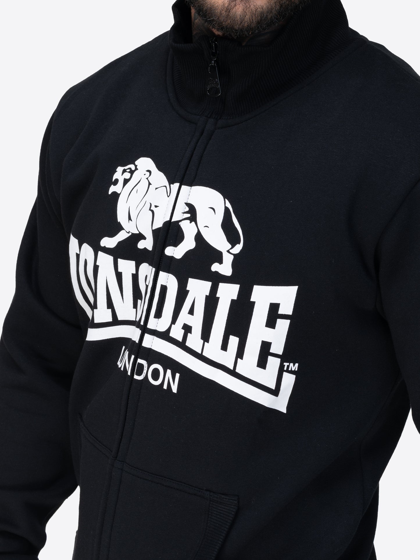 Lonsdale 117848 Blencarn Sweatjacke Schwarz
