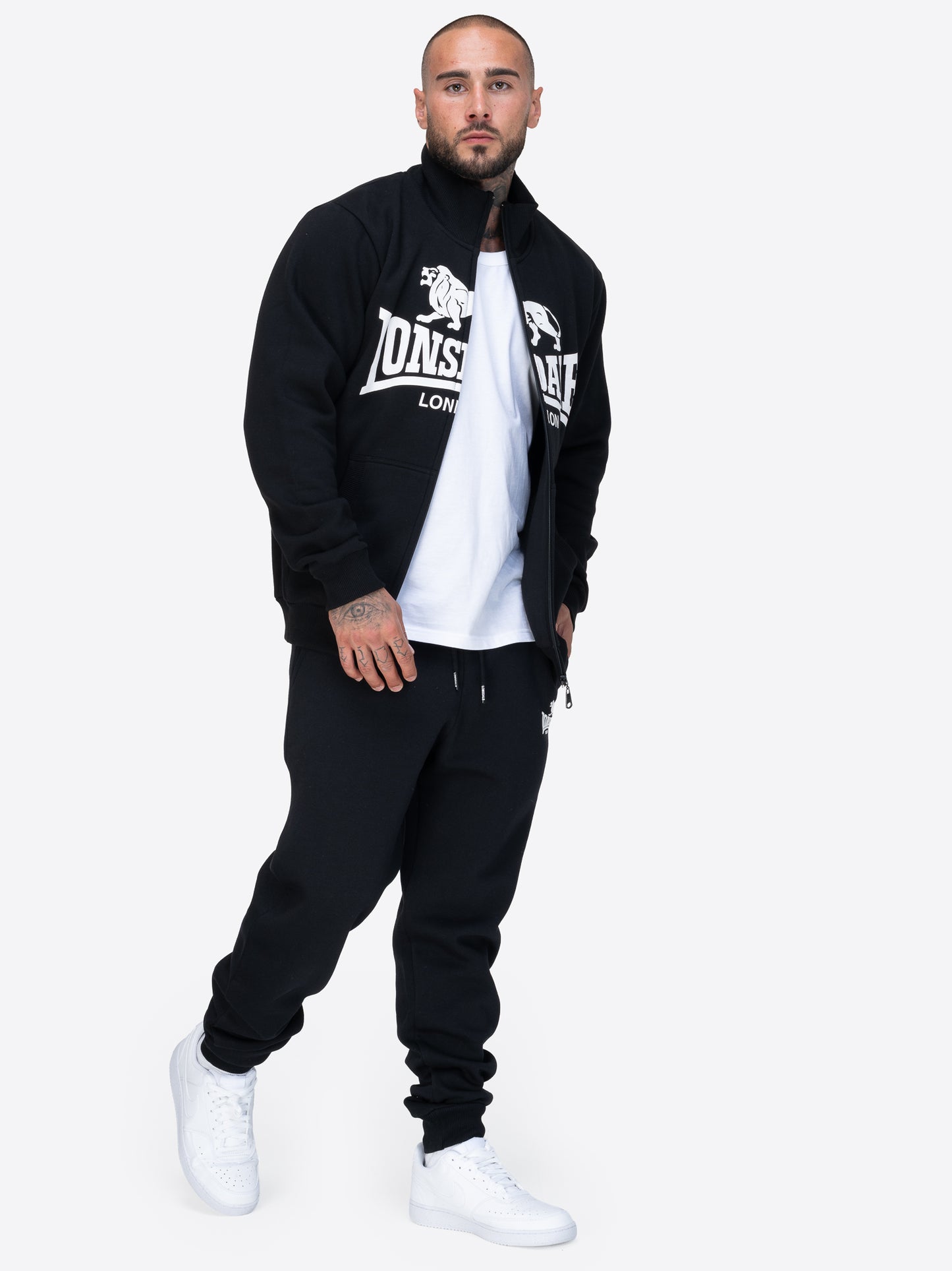 Lonsdale 117848 Blencarn Sweatjacke Schwarz
