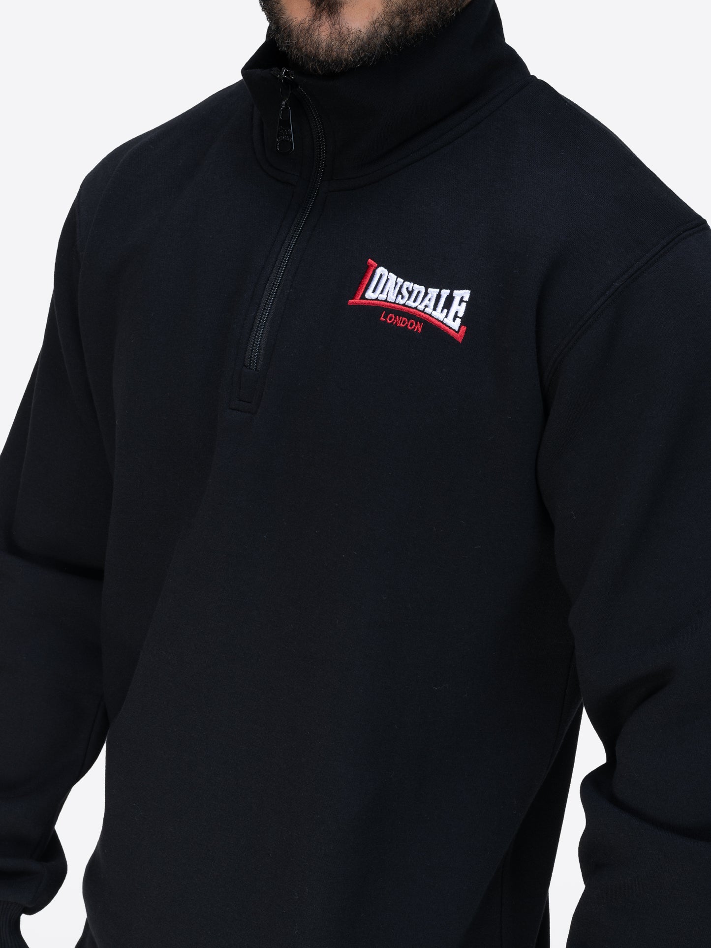 Lonsdale 117850 Gryffidam Sweatshirt Schwarz