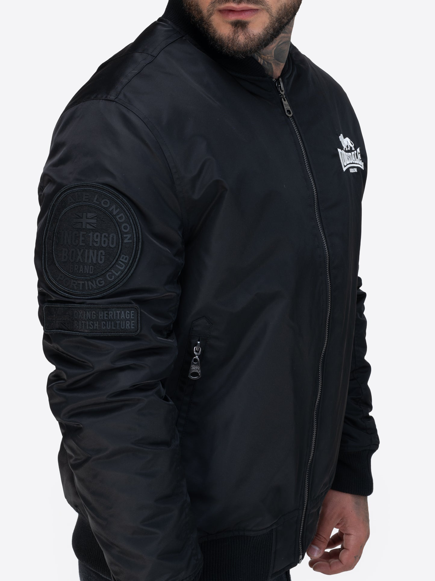 Lonsdale 117851 Ludford Jacke Schwarz