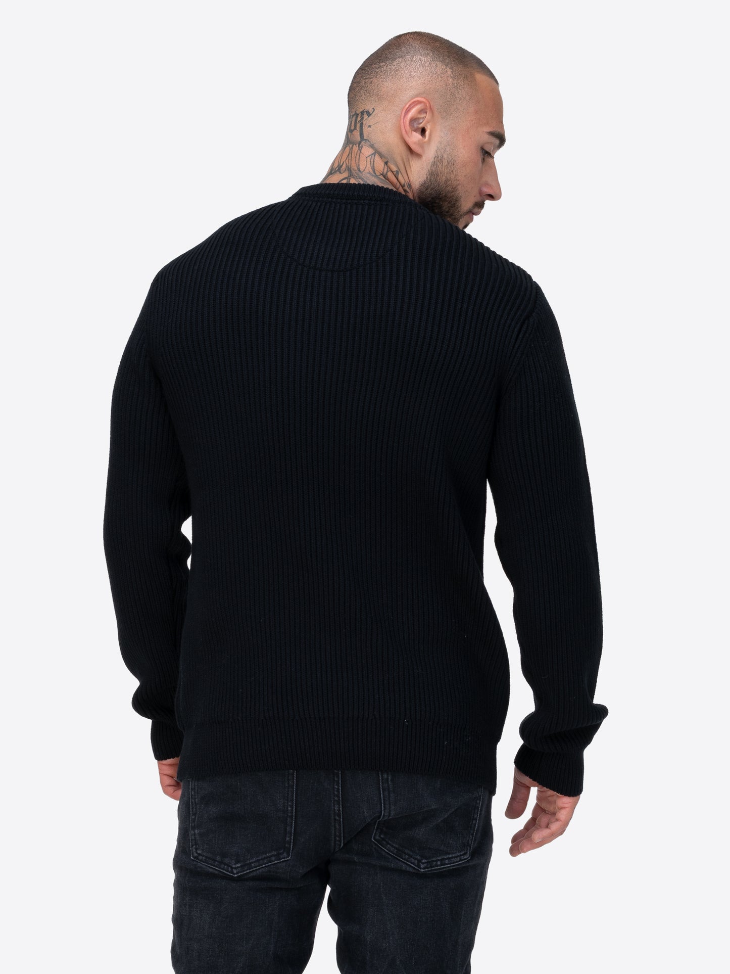 Lonsdale 117905 Moycullen Pullover Schwarz
