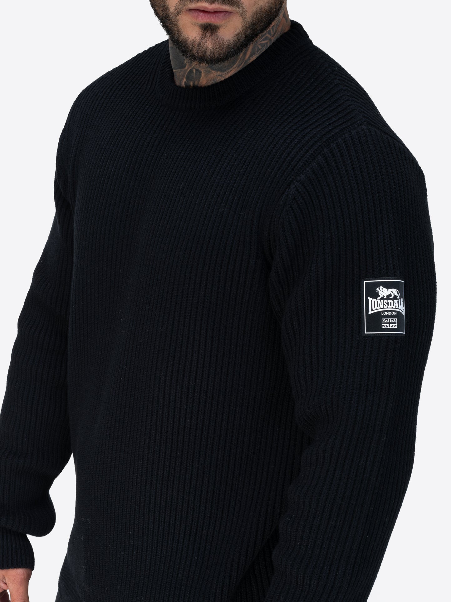 LLonsdale 117905 Moycullen Pullover Schwarz