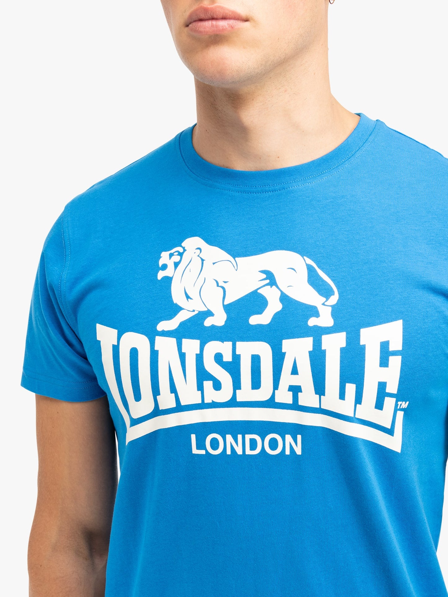 Lonsdale 119083 Regular Logo T-Shirt - Royal Blau