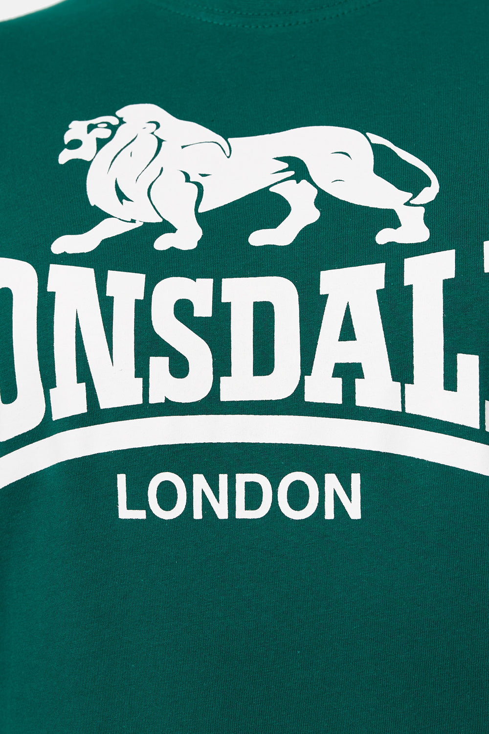 Lonsdale 119083 Regular Logo T-Shirt - Grün