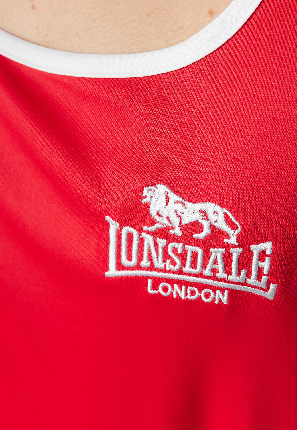 Lonsdale 119126 Amateur Singlet Rot