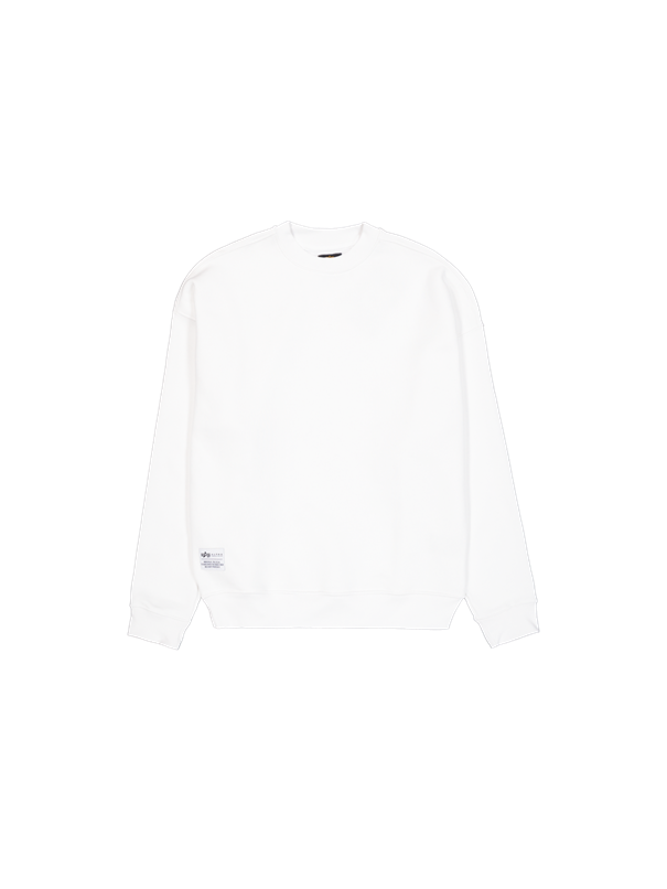 Alpha Industries Logo Back Print Sweater - white