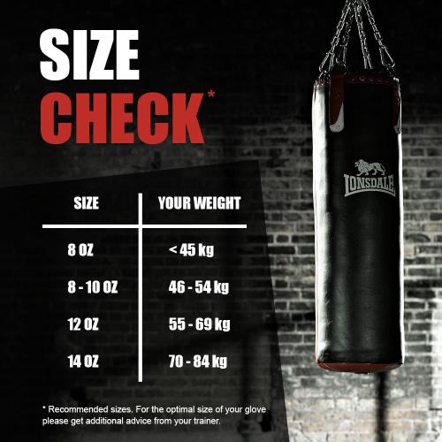 Lonsdale Ashdon 160011 Boxhandschuh Schwarz