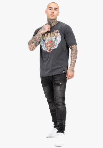 Tapout 940060 Dellano T-Shirt Washed Grey