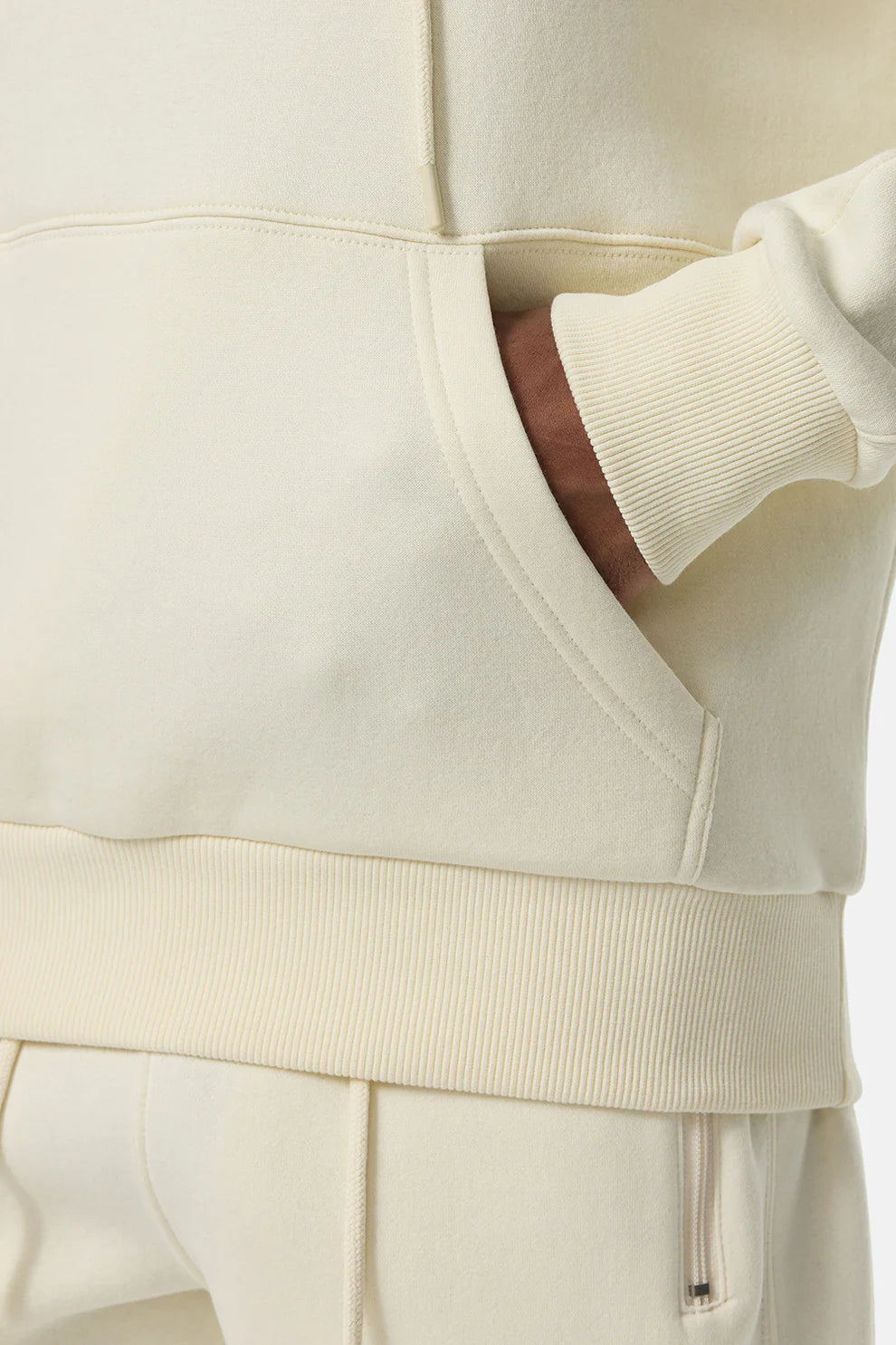 Lonsdale 117383 Belmaduthy Kapuzensweatshirt Beige