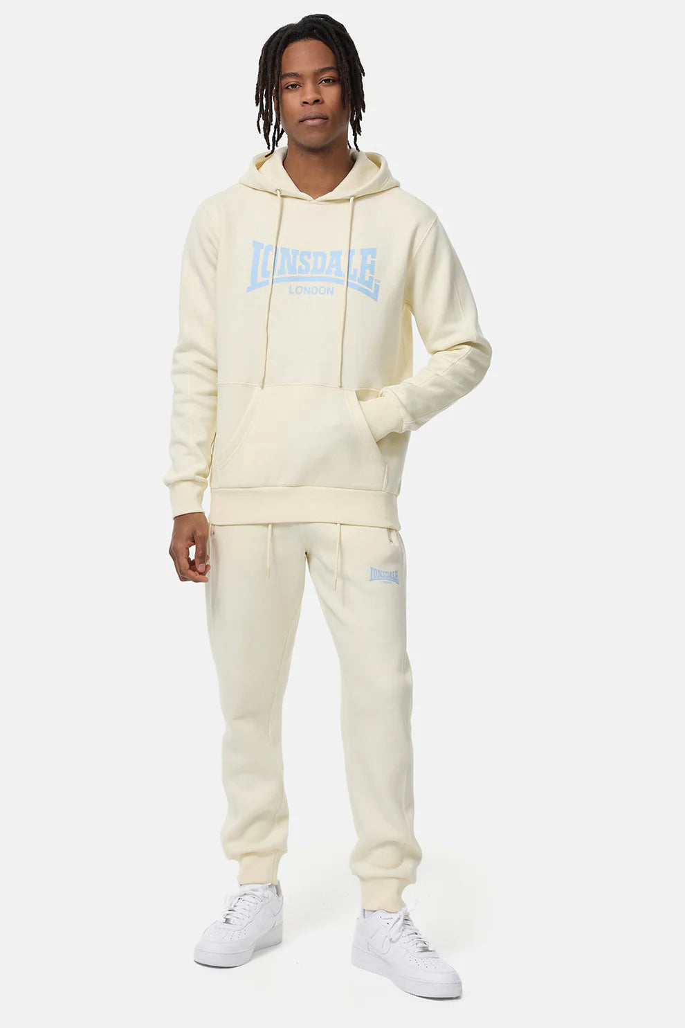 Lonsdale 117383 Belmaduthy Kapuzensweatshirt Beige