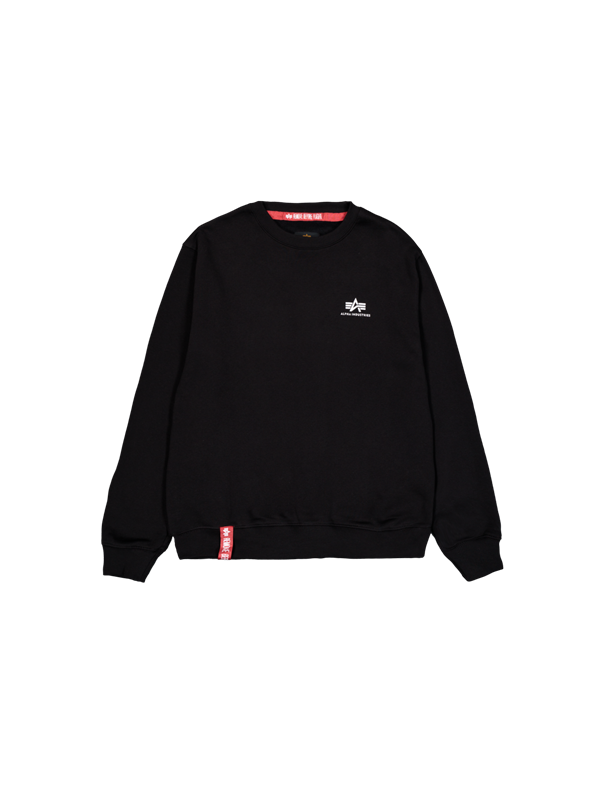 Alpha Industries Basic Small Logo Sweatshirt für Herren, black, schwarz – Dein stilvoller Pullover jetzt in unserem Schweizer Shop, direkt geliefert in der Schweiz.