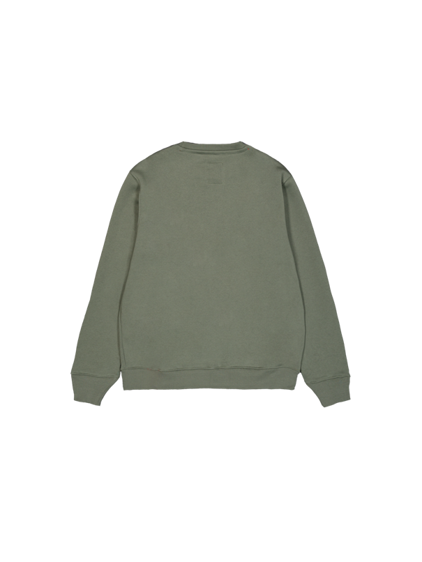 Alpha Industries Basic Small Logo Sweater für Herren, Olive – Komfortabler Baumwoll-Pullover, jetzt in deinem Schweizer Online-Shop