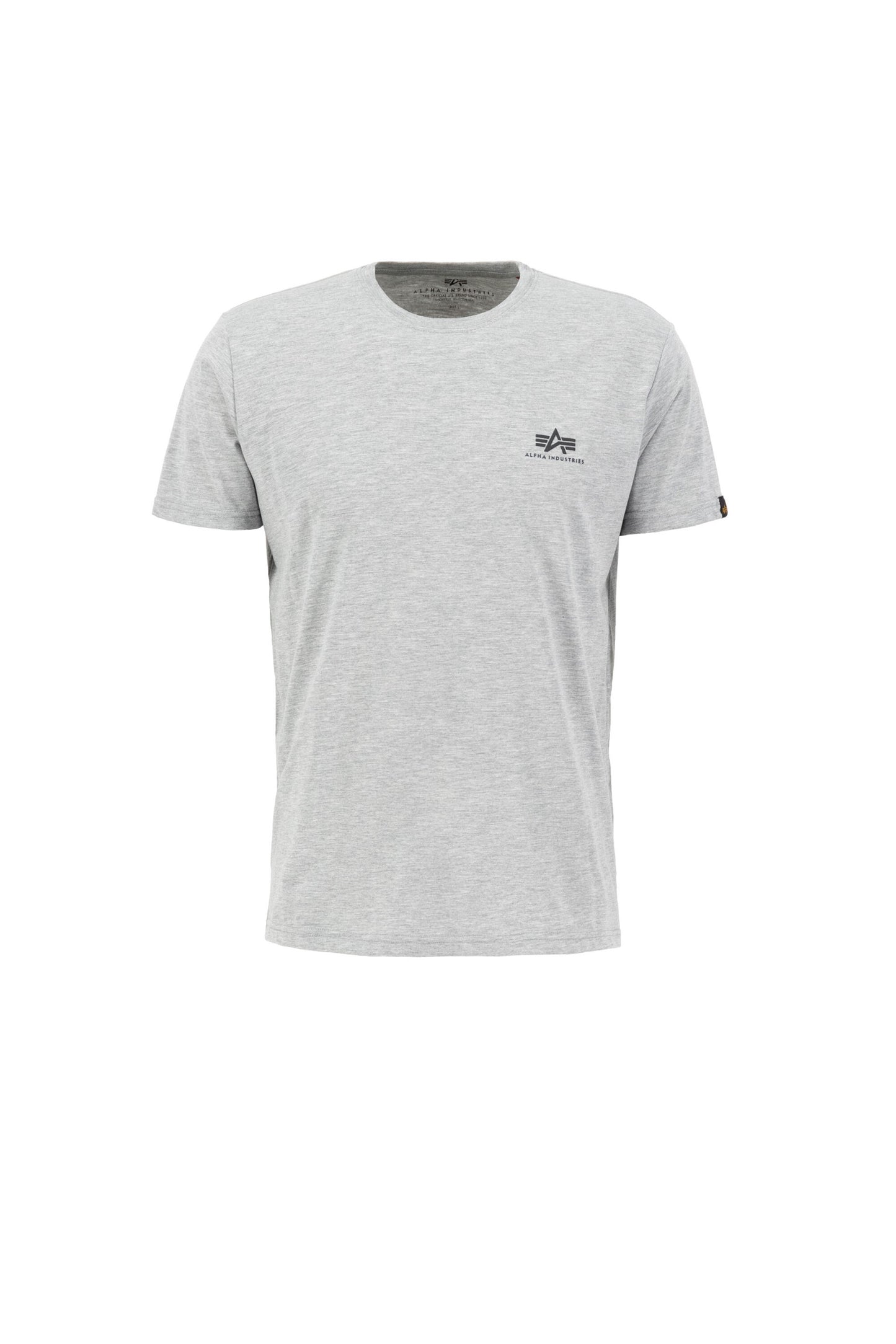 Alpha Industries Basic T-Shirt Small Logo - grey heather