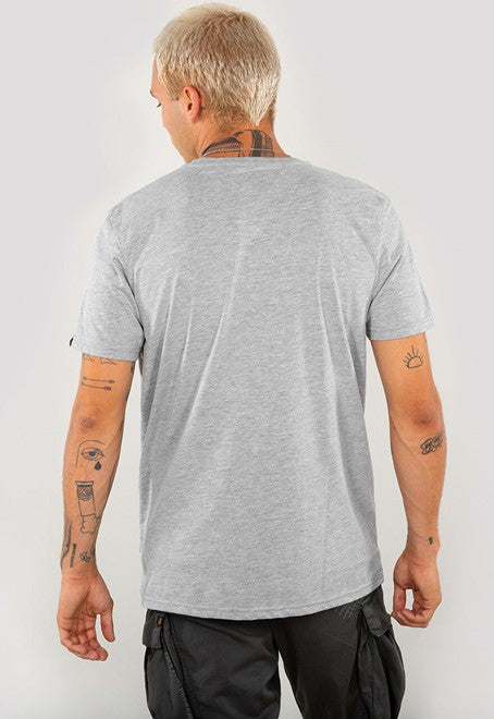 Alpha Industries Basic T-Shirt Small Logo - grey heather