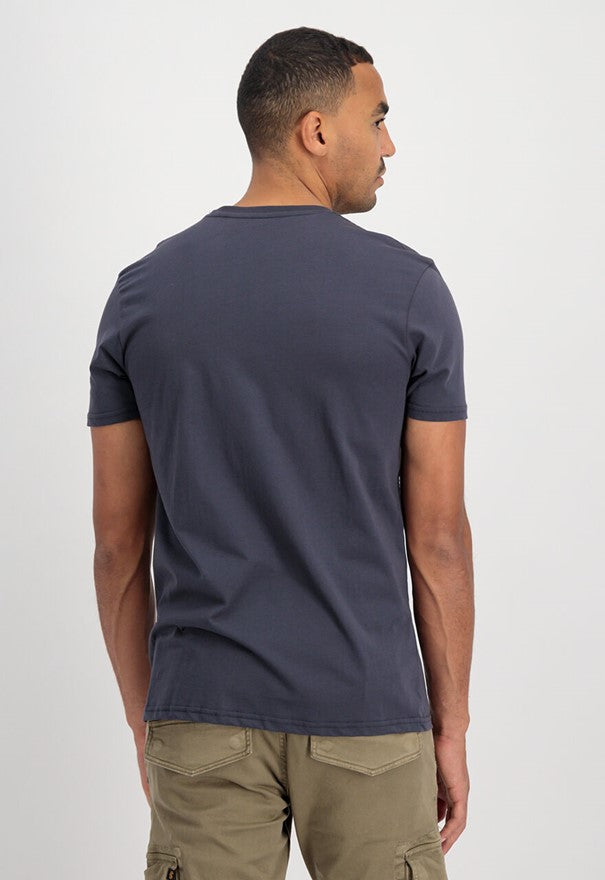 Alpha Industries Basic T-Shirt Small Logo - navy