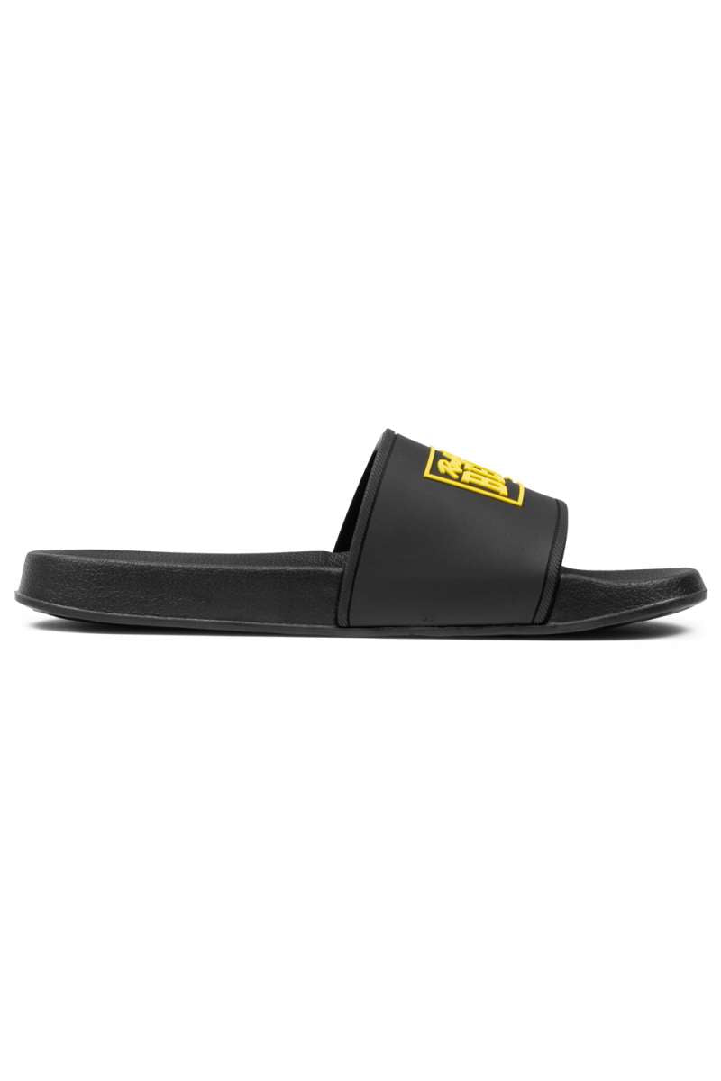 BENLEE 190042 Slappy Badeschuhe Schwarz/Gelb