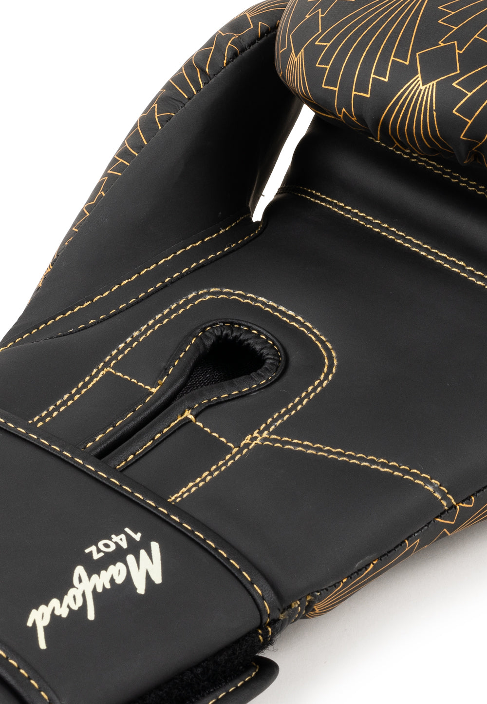 BENLEE 190048 Boxhandschuhe aus Kunstleder - Schwarz/Gold