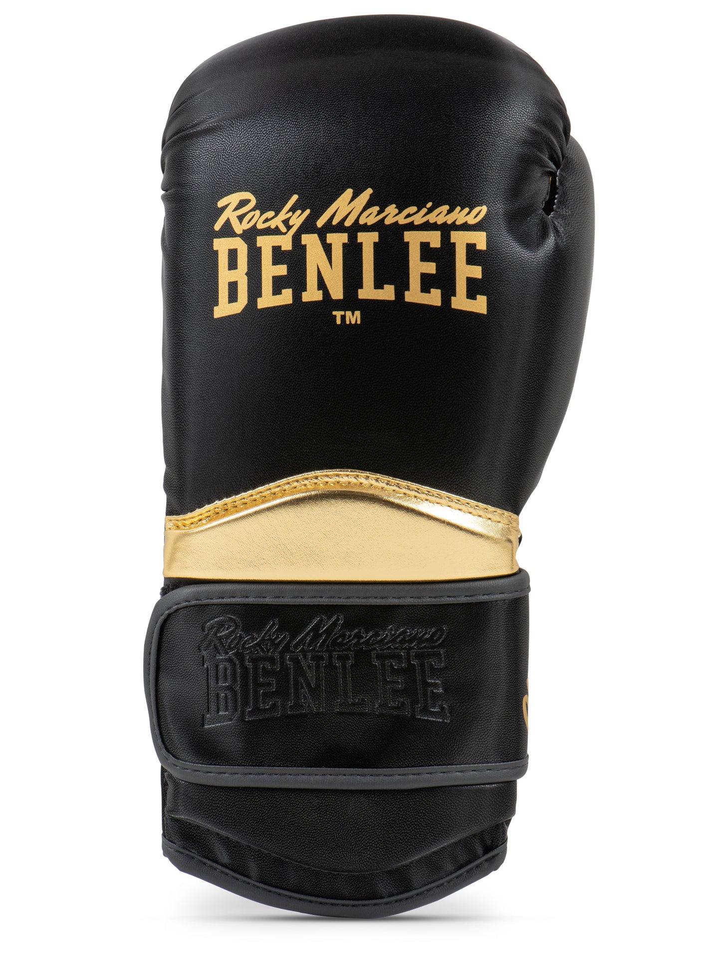 BENLEE Boxhandschuh aus robustem Lederimitat mit breitem Klettverschluss und starker Polsterung für Training und Sparring.