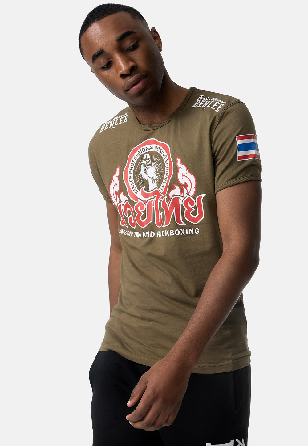 BENLEE 190101 Thailand T-Shirt Olive
