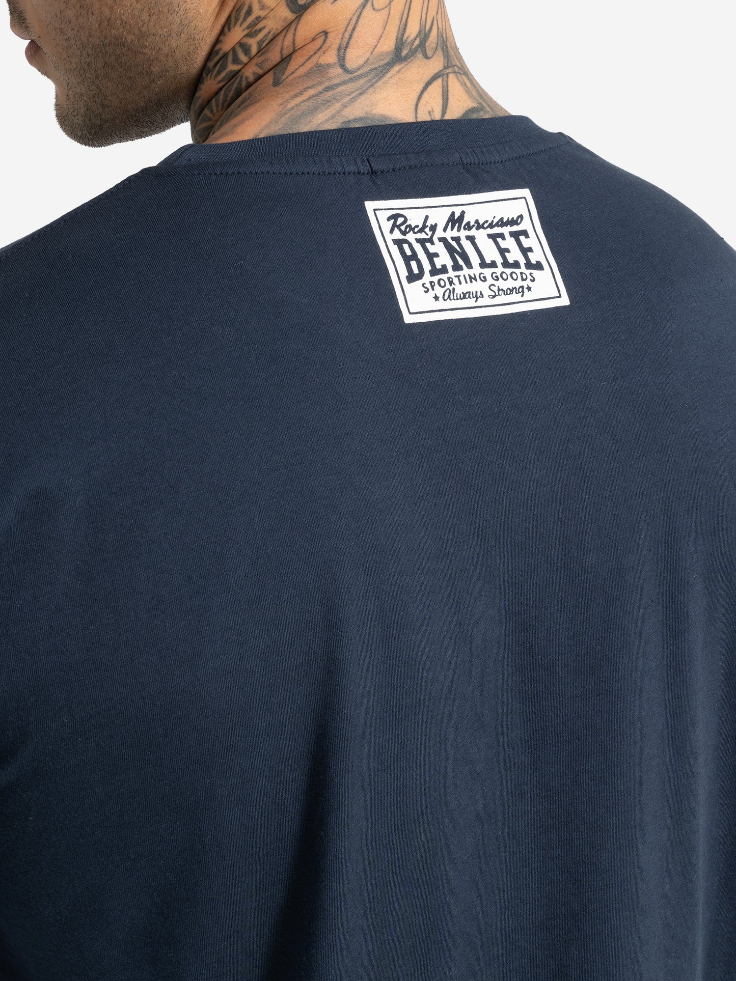 BENLEE 190104 Retro Logo T-Shirt - Dunkel Navy