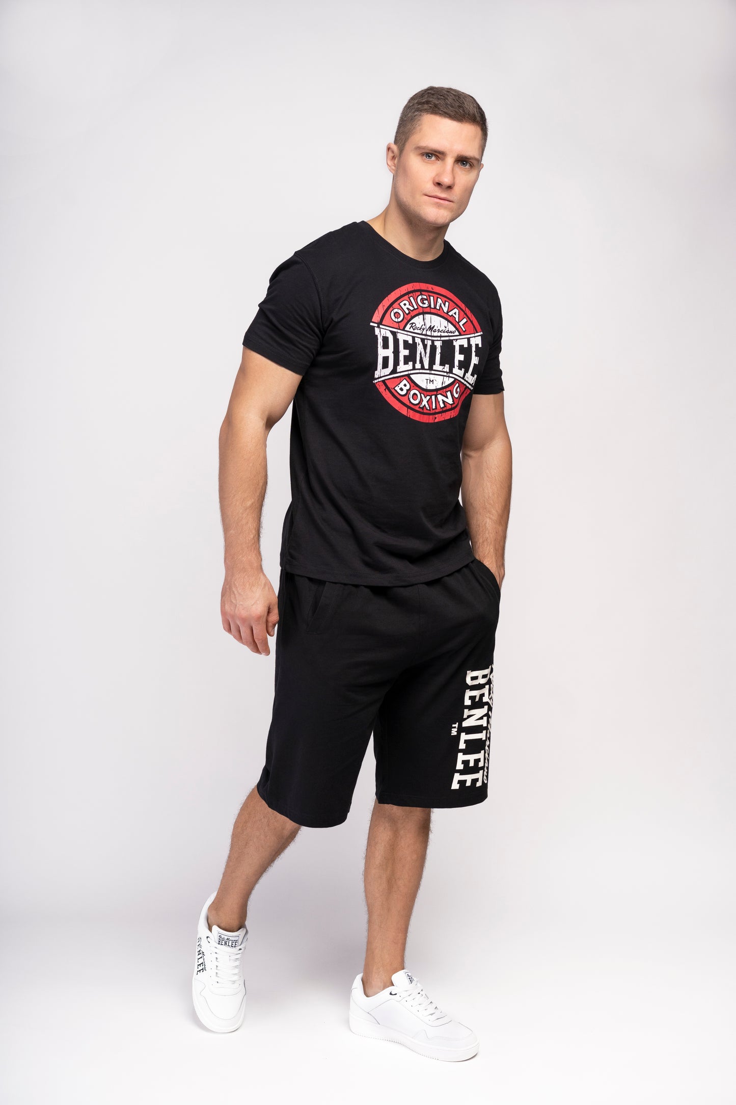 BENLEE 190207 Boxing Logo T-Shirt Schwarz