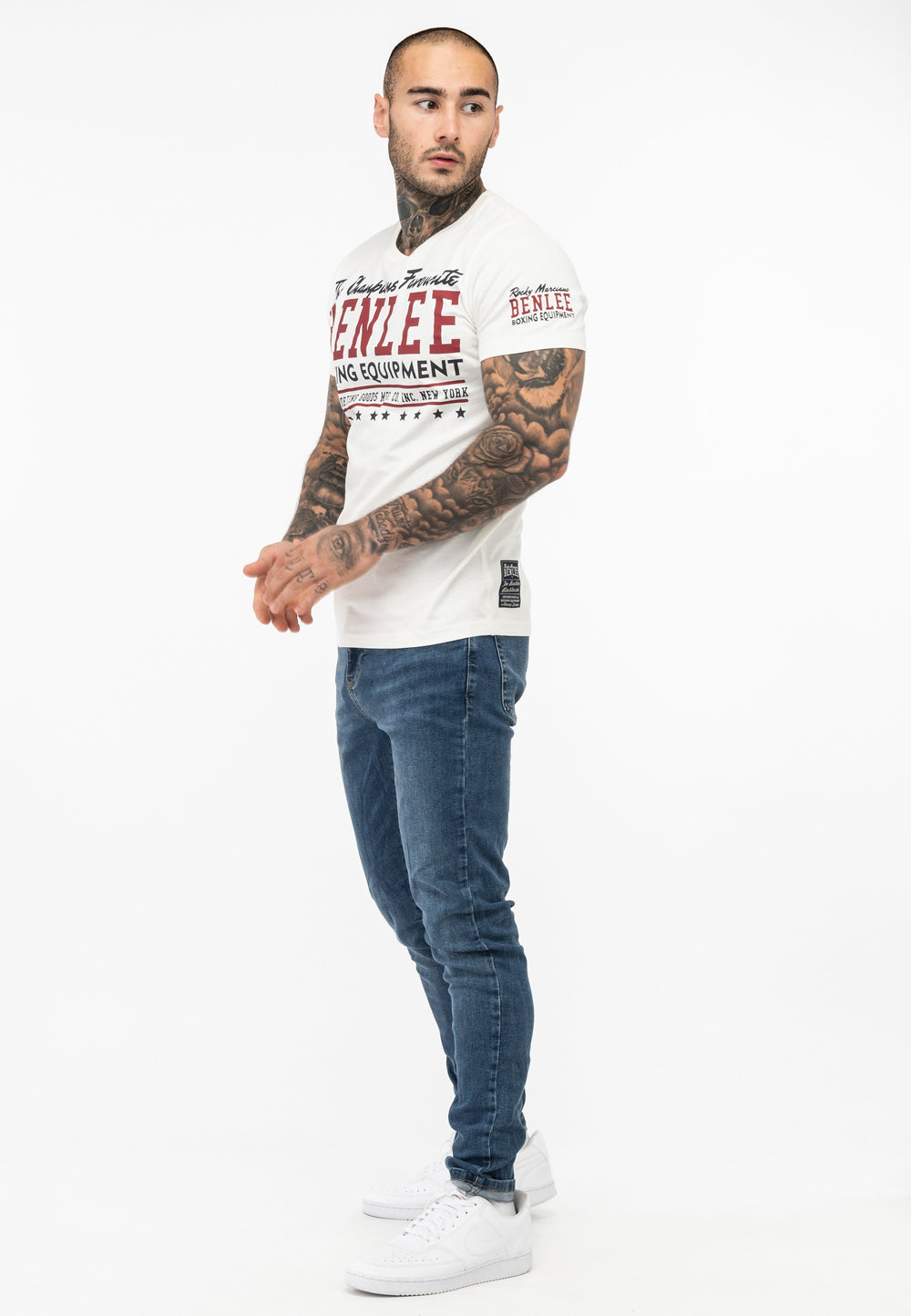 BENLEE 190214 Champion T-Shirt Weiss